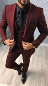 Explore the latest men's red suit outfit ideas…